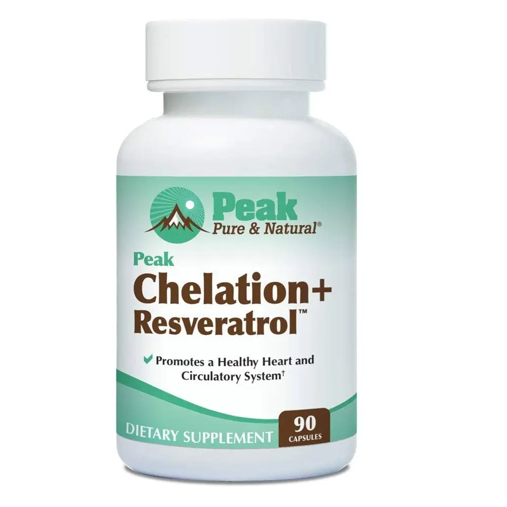 Peak Pure & Natural Chelation + Resveratrol Capsules