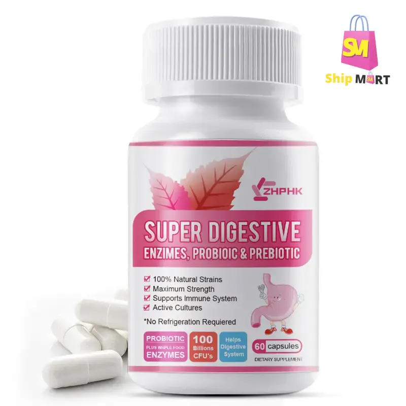 Zhphk Super Digestive Enzymes, Probiotic & Prebiotic