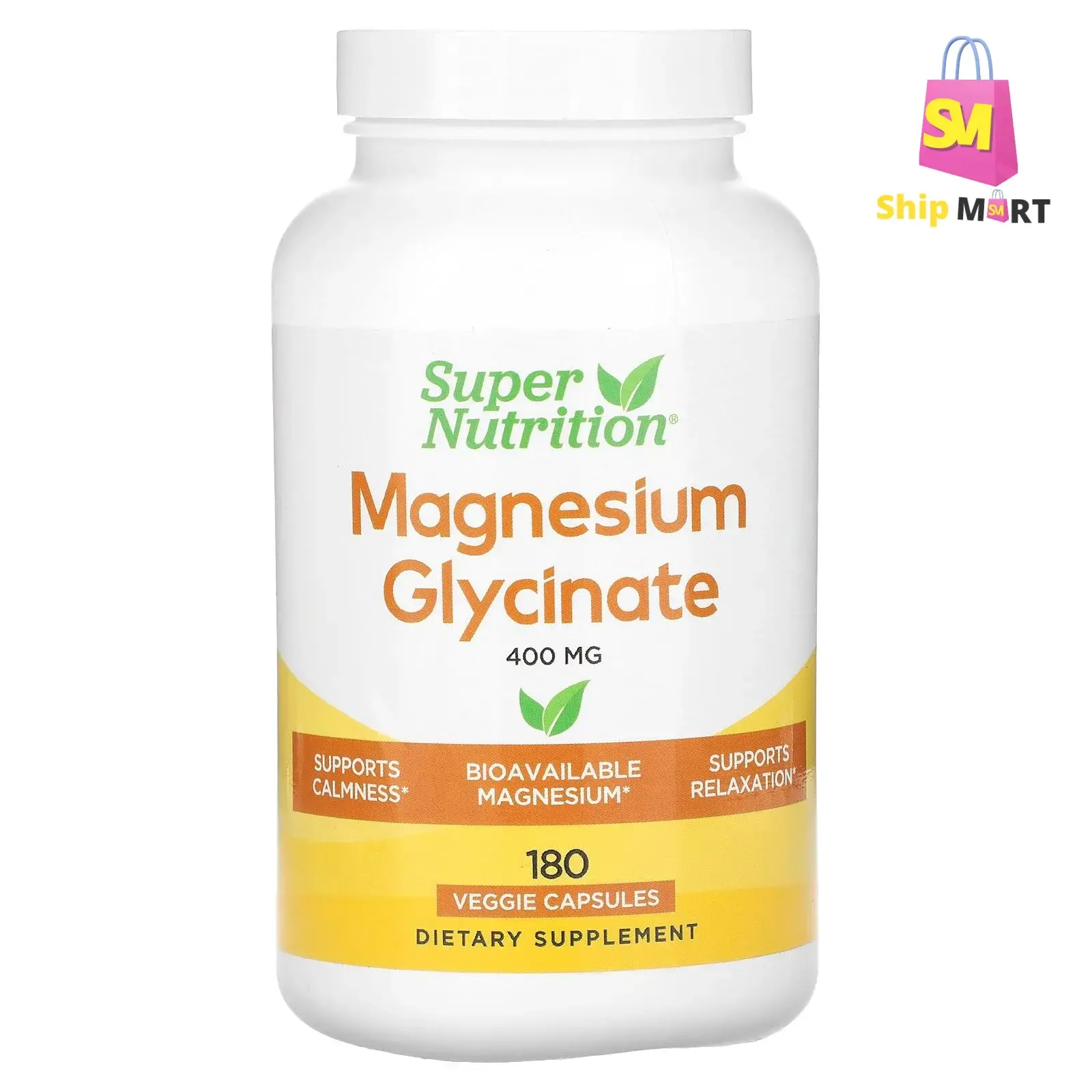 Super Nutrition Magnesium Glycinate 400mg Capsules