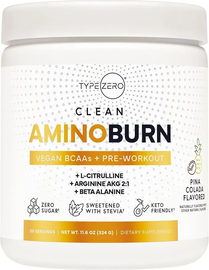 Type Zero AminoBurn – Natural Pre-Workout + Vegan BCAA
