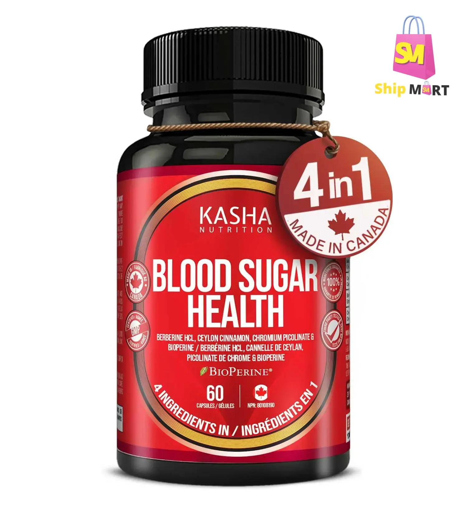Kasha Nutrition Blood Sugar Health Supplement