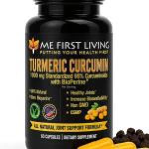 Me First Living Turmeric Curcumin 1000mg with BioPerine