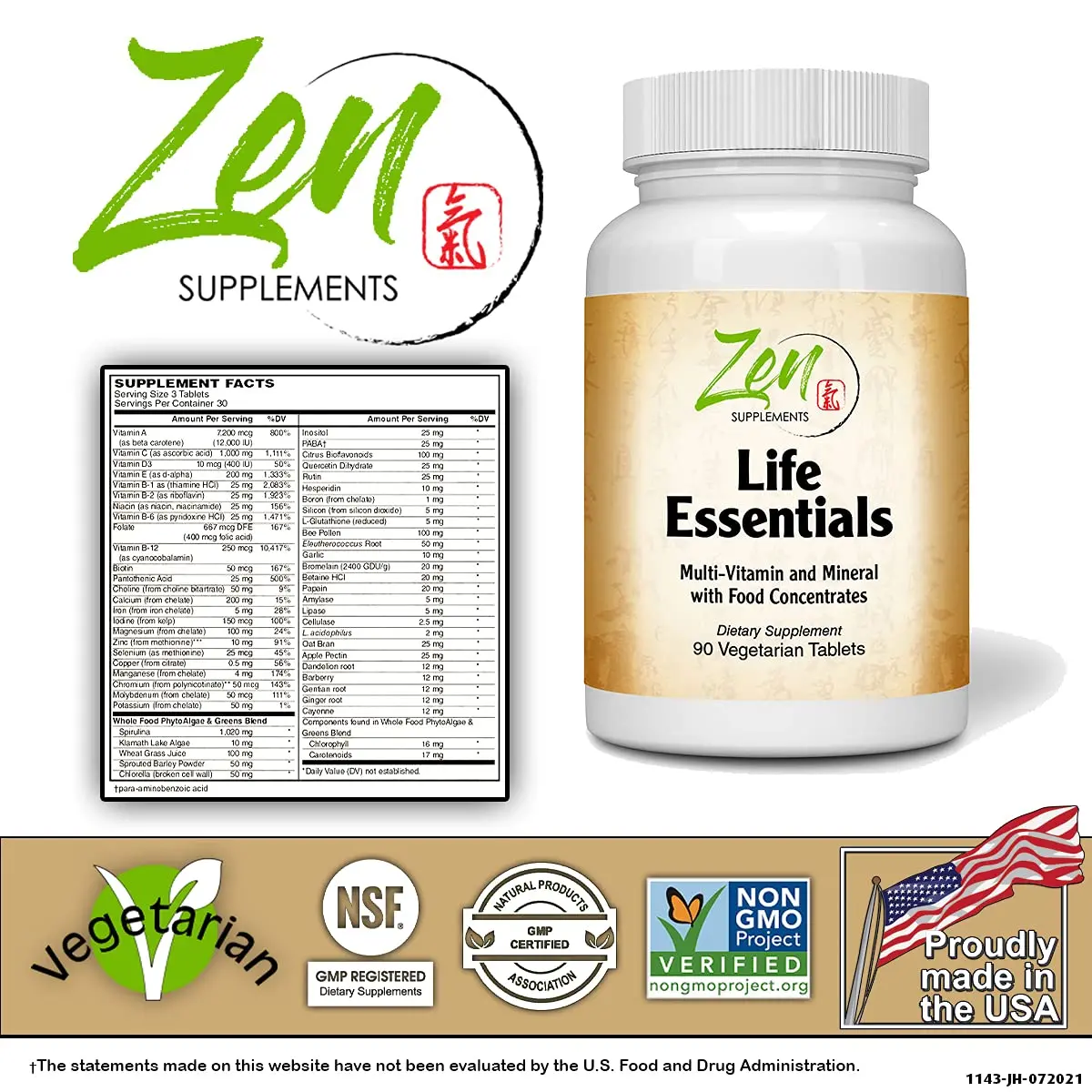 Life Essentials Multivitamin Tablets