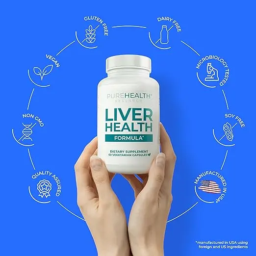 Liver Health Detox & Cleanse Supplement – Milk Thistle, Artichoke & Dandelion