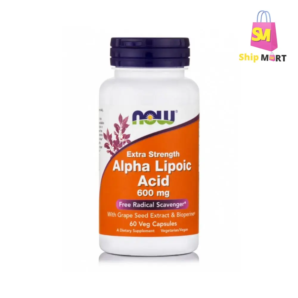 Now Alpha Lipoic Acid 600 Mg Supplement