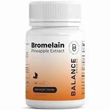 Balance Breens Bromelain 500 mg (2400 GDU/G) Pineapple Extract