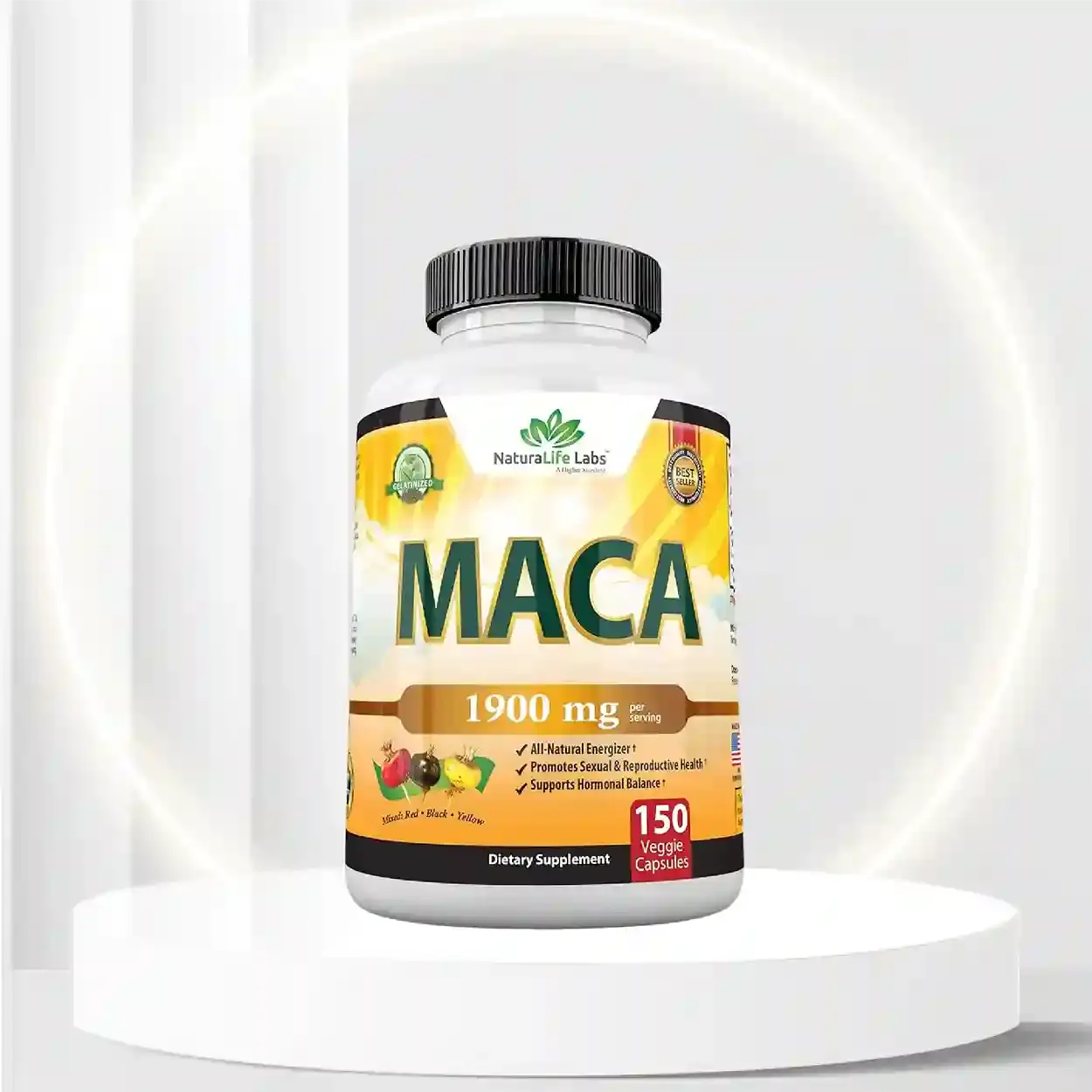 NaturaLife Labs Maca 1900mg Supplement
