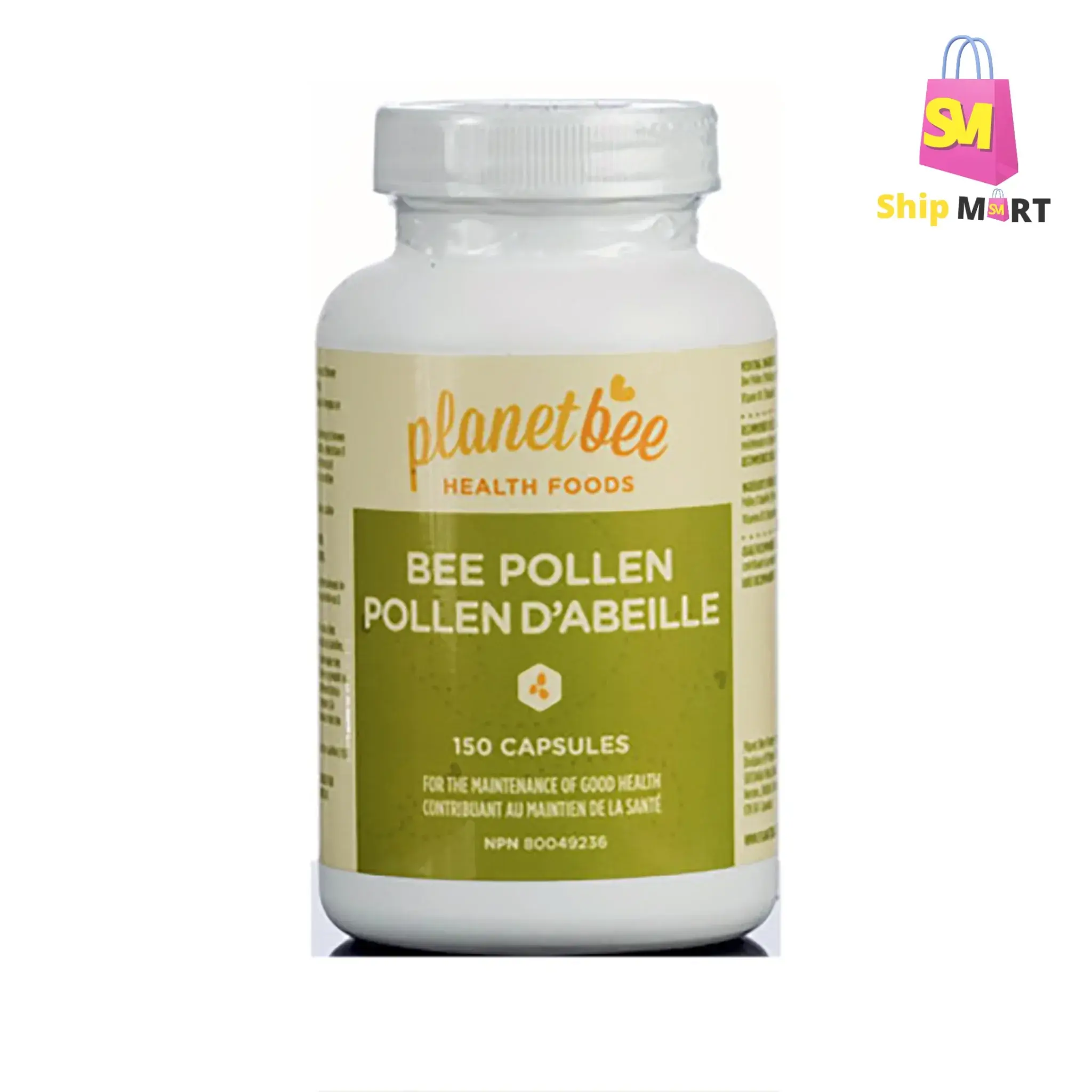 Planet Bee Bee Pollen Dabeille Supplement, Boosts Energy