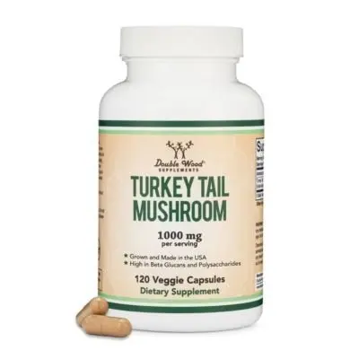Turkey Tail Mushroom Supplement by Double Wood