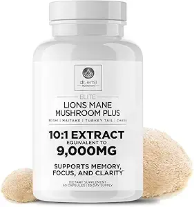 Dr. Emil Nutrition's lion Mane Mashroom Plus Supplement