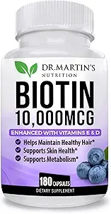 Dr. Martin,s Nutrition Biotin 10,000 Mcg Supplement