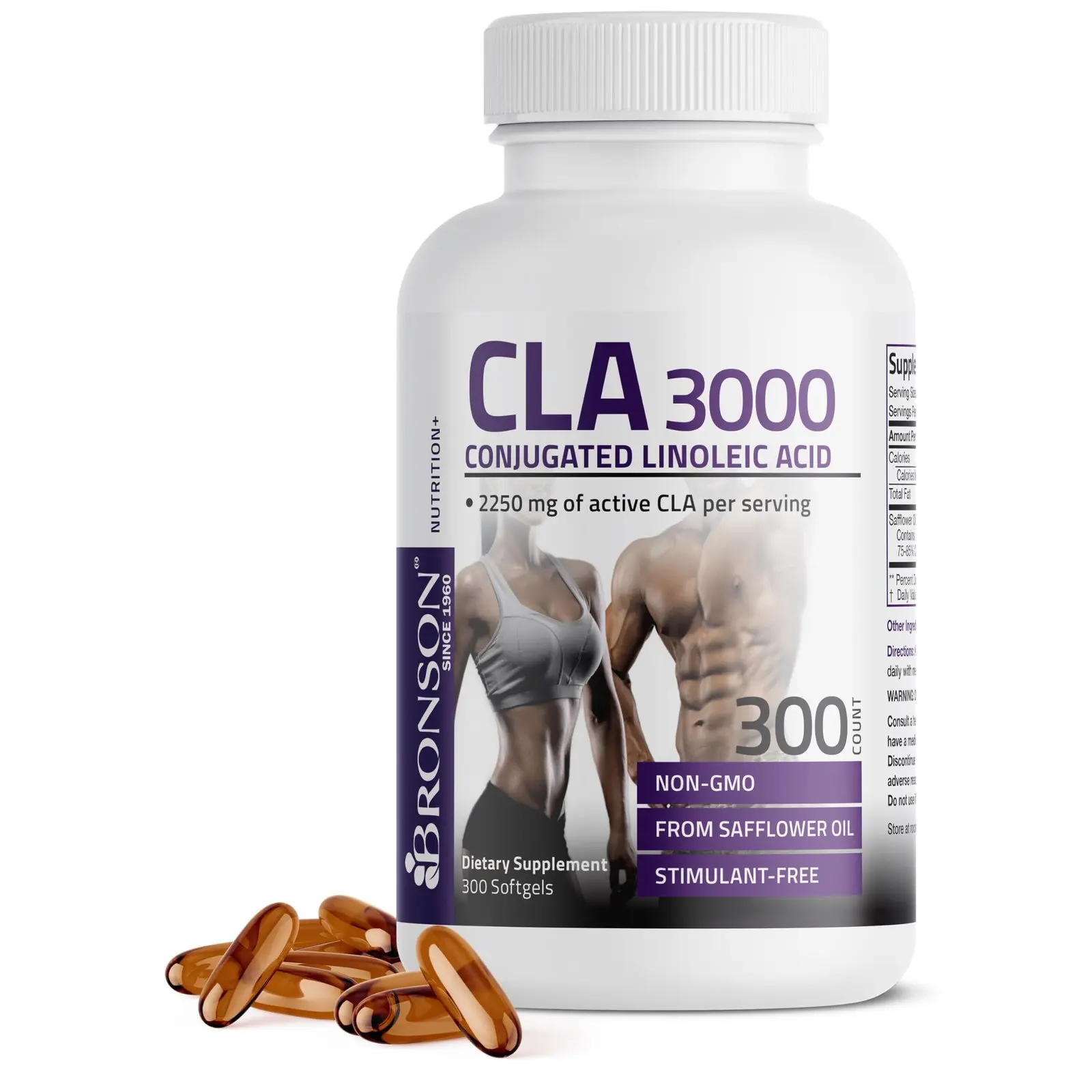 Bronson Cla 3000 Conjugated Linoleic Acid Supplement