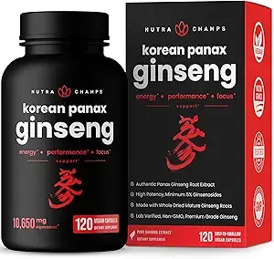 NutraChamps Korean Panax Ginseng Supplement