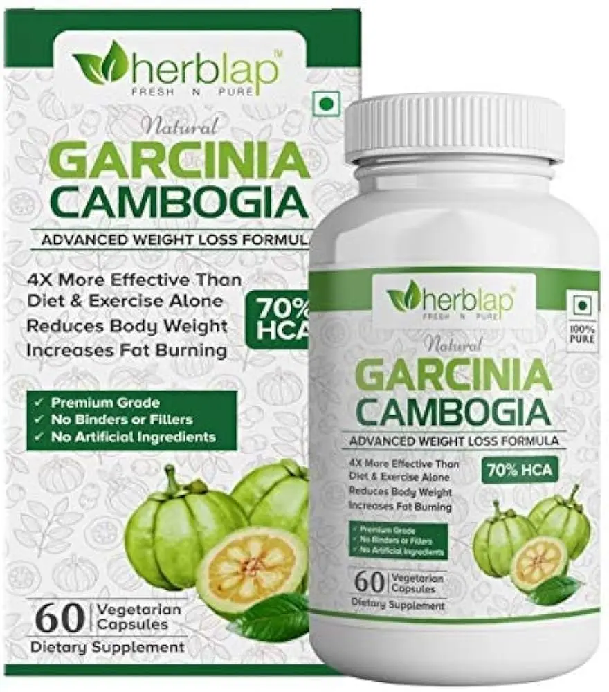 Herblap Natural Garcinia Cambogia Capsules, Reduces Body Weight