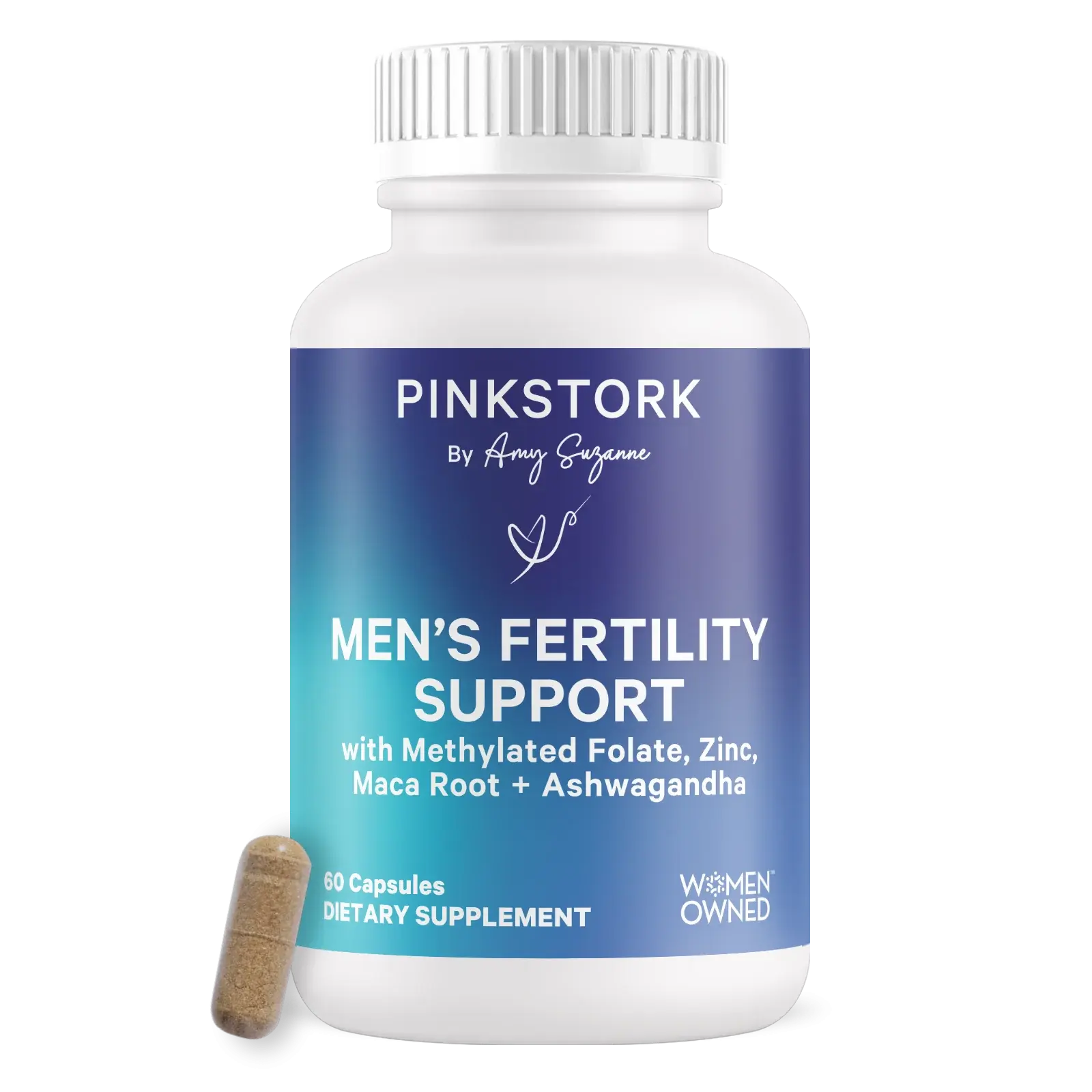 Pink Stork Men's Fertility Support Supplement - Support Boosts Sperm