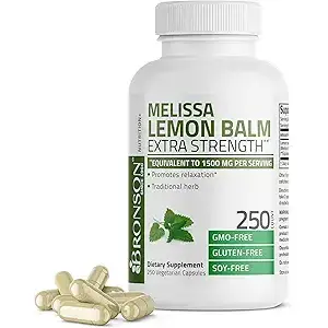 Bronson Melissa Lemon Balm Supplement