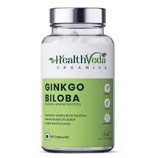 Health Veda Ginkgo Biloba Supplement, Brain Power