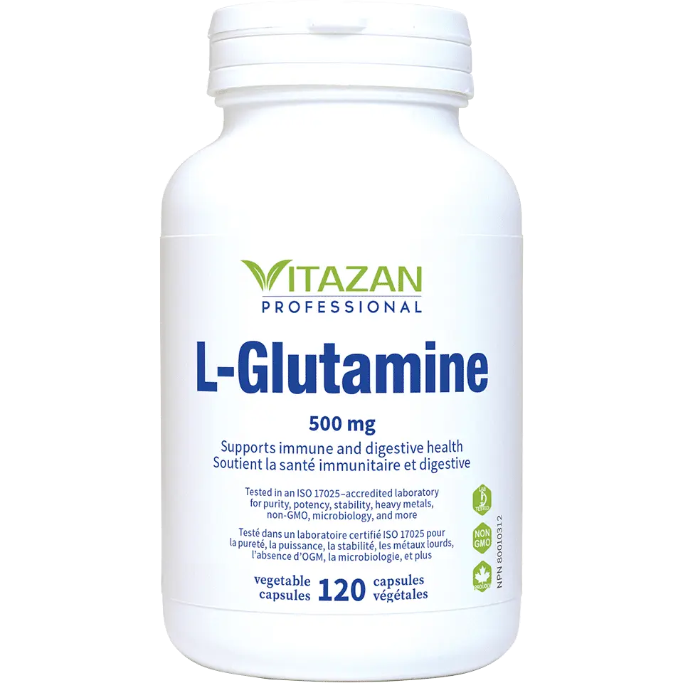 Vitazan L-glutamine 500mg Capsules