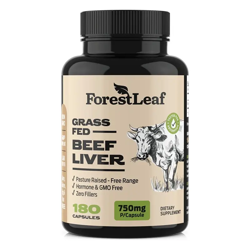 Forest Leaf Grass Fed Beef Liver Supplement
