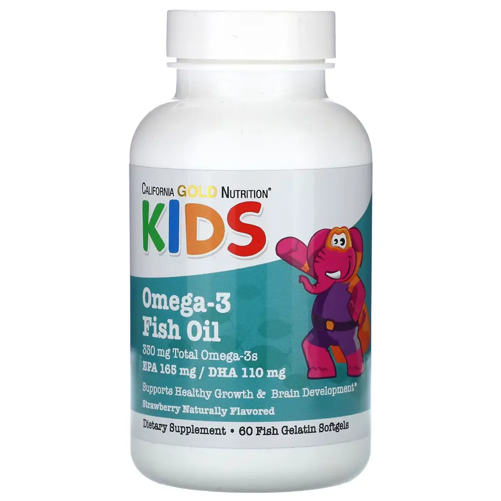California Cold Nutrition Kids Omega-3 Fish Oil Supplement