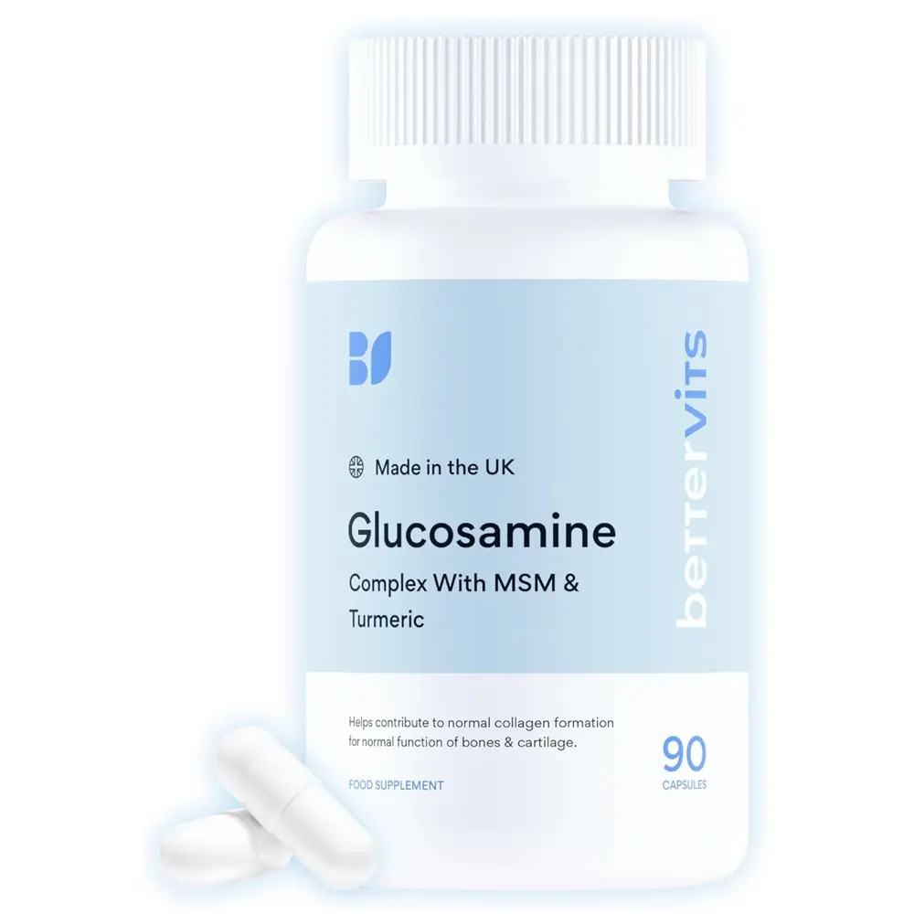Bettervits Glucosamine With MSM And Turmeric Capsules