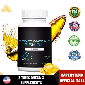 3 Times Omega-3 Fish Oil – Triple Strength Formula