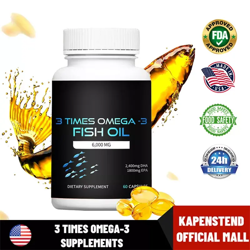3 Times Omega-3 Fish Oil – Triple Strength Formula