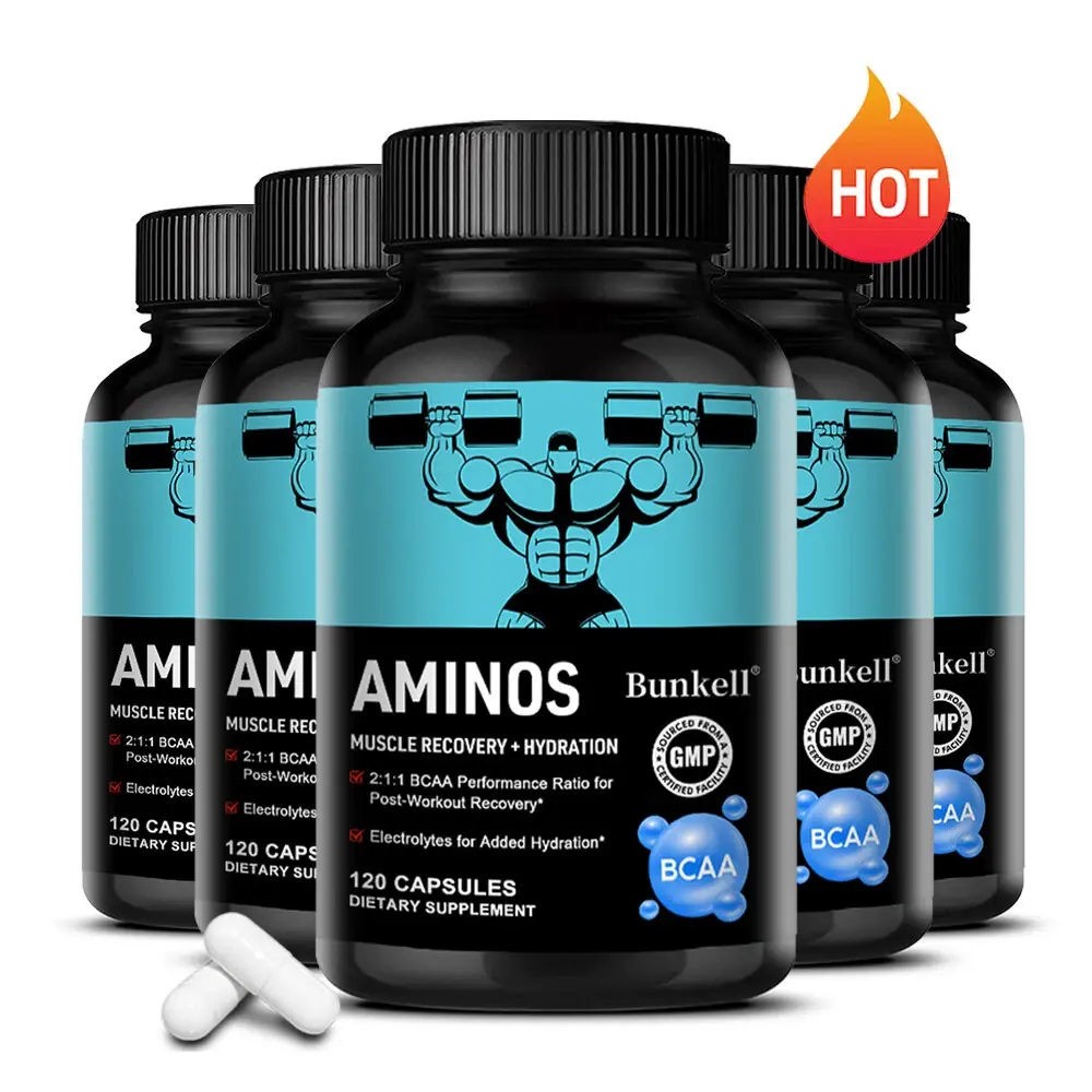 Bunkell Aminos Muscle Recovery + Hydration Capsules