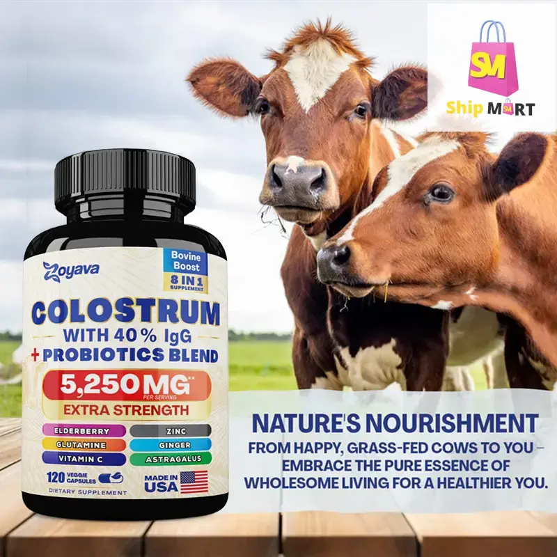 Bovine Colostrum with 40% IgG + Probiotics Blend